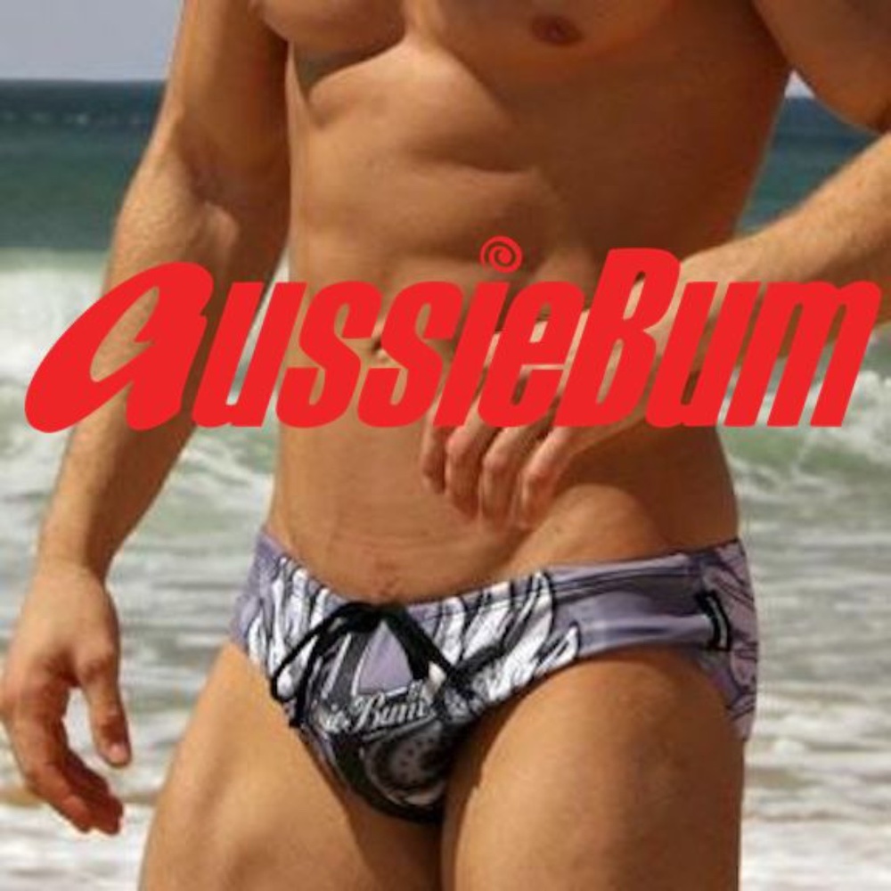 Aussiebum Low Rise Swim Briefs Small AUS size 14 Gently worn 100% polyester